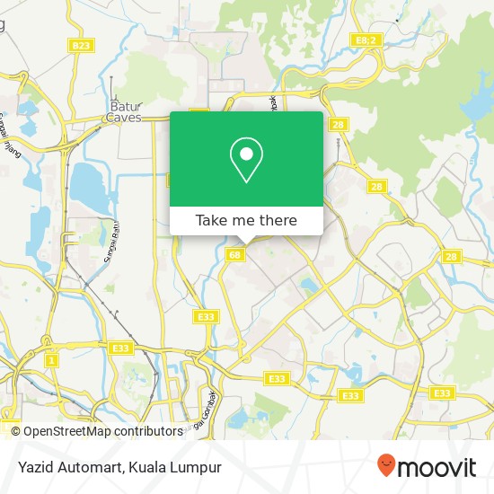 Yazid Automart map