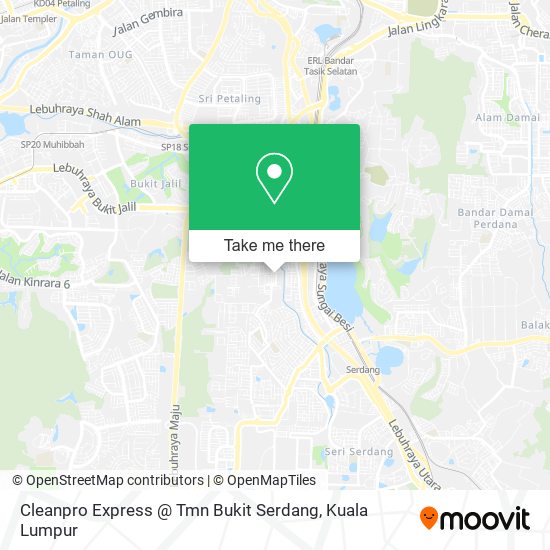Cleanpro Express @ Tmn Bukit Serdang map