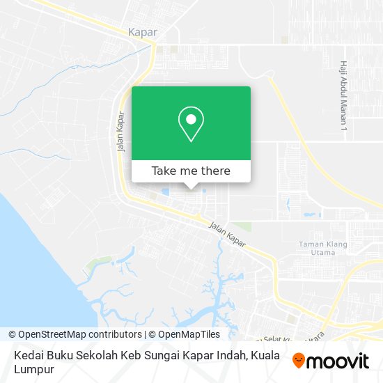 Kedai Buku Sekolah Keb Sungai Kapar Indah map