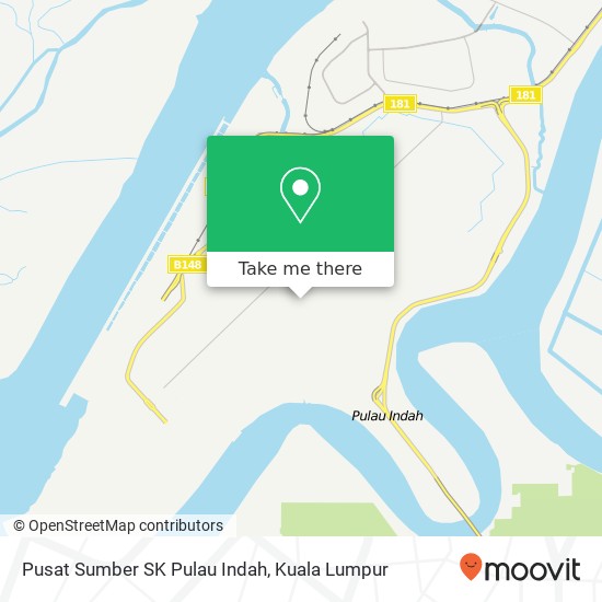 Peta Pusat Sumber SK Pulau Indah