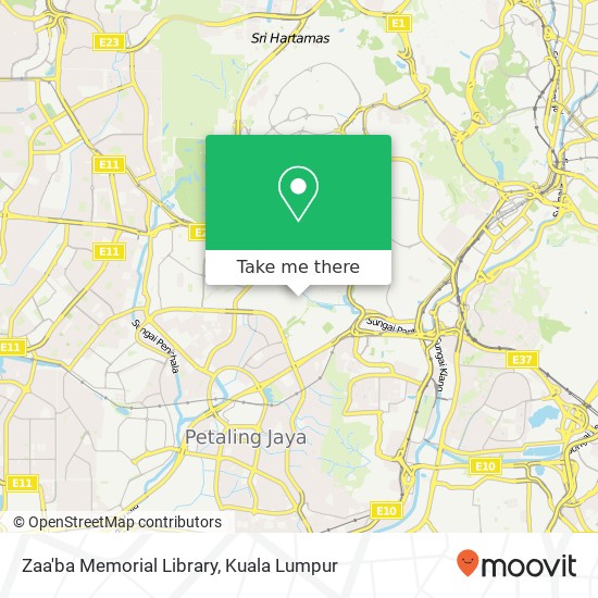 Zaa'ba Memorial Library map