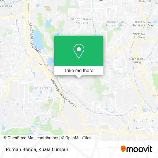 Rumah Bonda map