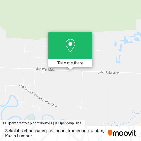Sekolah kebangsaan pasangan , kampung kuantan map