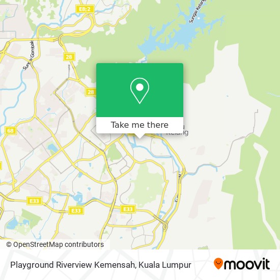 Playground Riverview Kemensah map