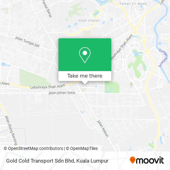 Gold Cold Transport Sdn Bhd map