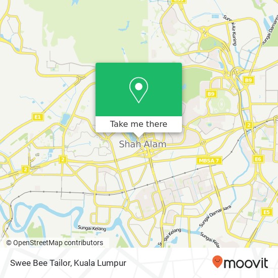 Swee Bee Tailor map