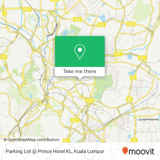 Parking Lot @ Prince Hotel KL map