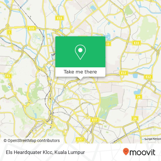 Els Heardquater Klcc map