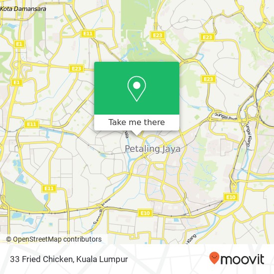 33 Fried Chicken map