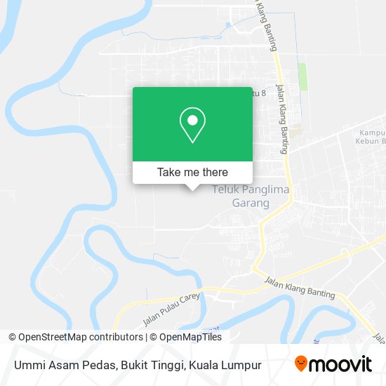 Peta Ummi Asam Pedas, Bukit Tinggi