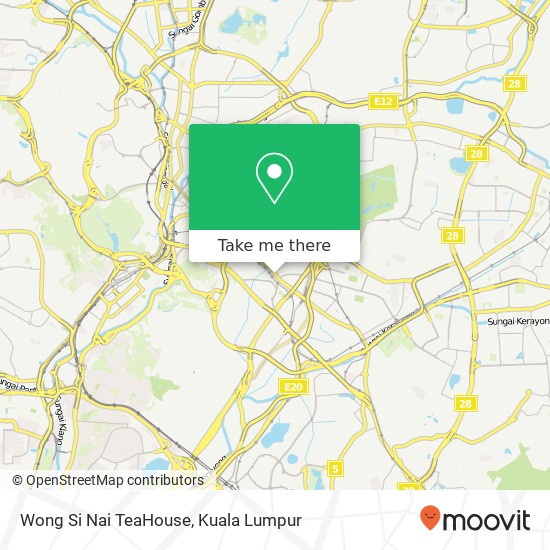 Peta Wong Si Nai TeaHouse