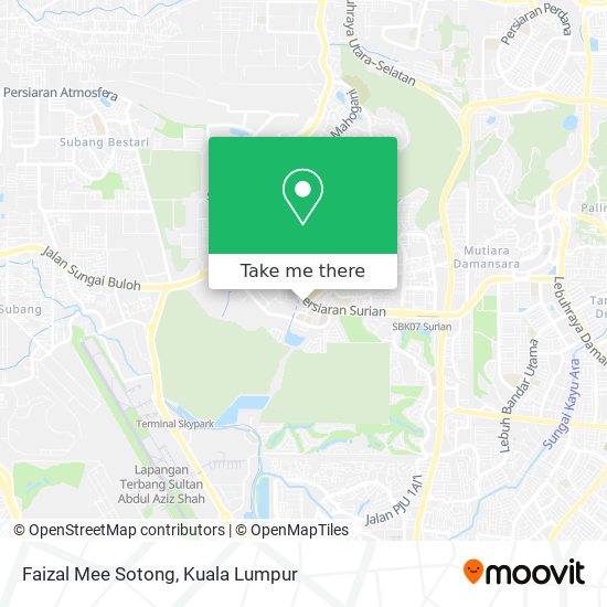 Faizal Mee Sotong map