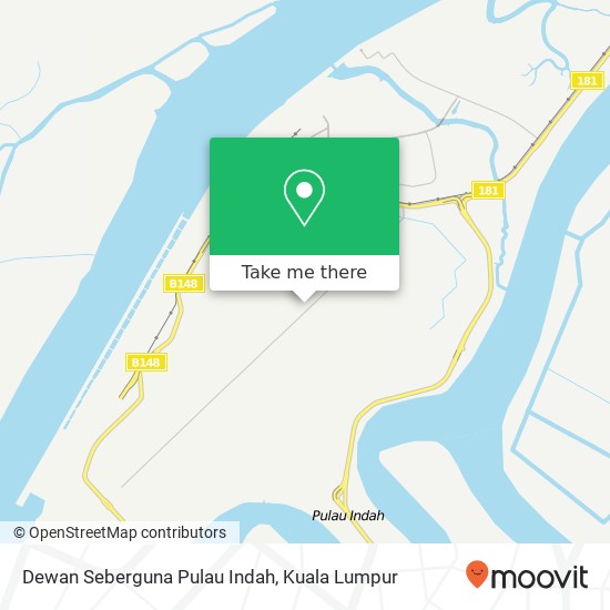 Dewan Seberguna Pulau Indah map