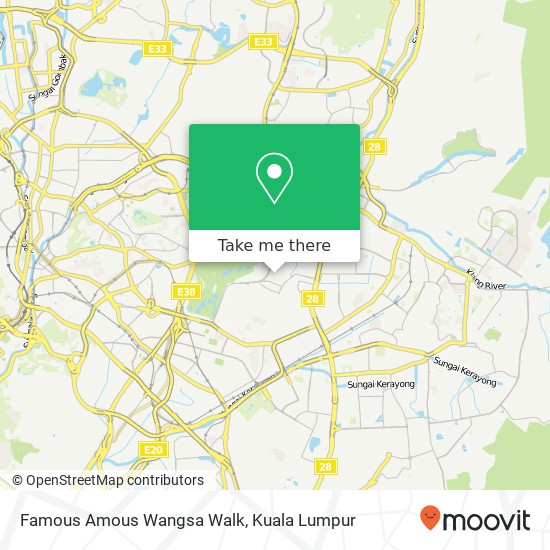 Famous Amous Wangsa Walk map