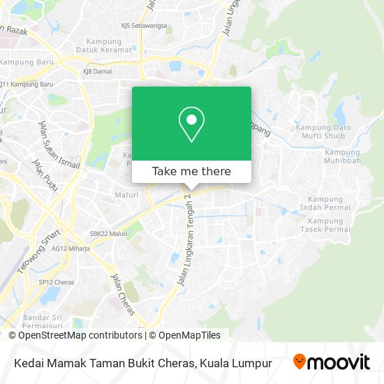 Kedai Mamak Taman Bukit Cheras map