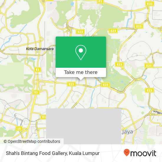 Shah's Bintang Food Gallery map