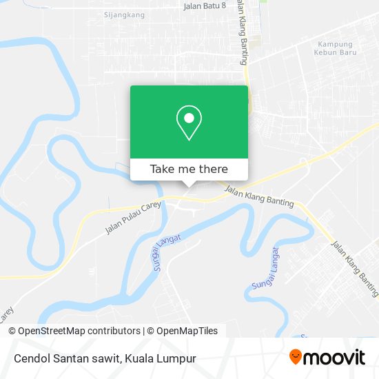 Cendol Santan sawit map