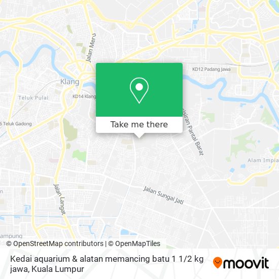 Kedai aquarium & alatan memancing batu 1 1 / 2 kg jawa map