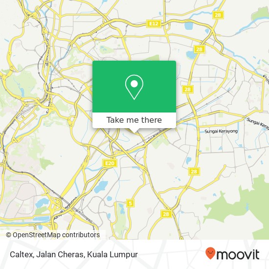 Caltex, Jalan Cheras map