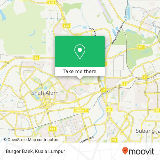 Peta Burger Baek