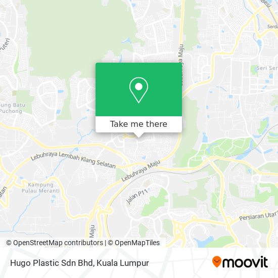 Hugo Plastic Sdn Bhd map