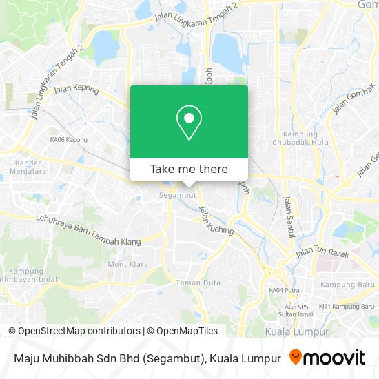 Peta Maju Muhibbah Sdn Bhd (Segambut)