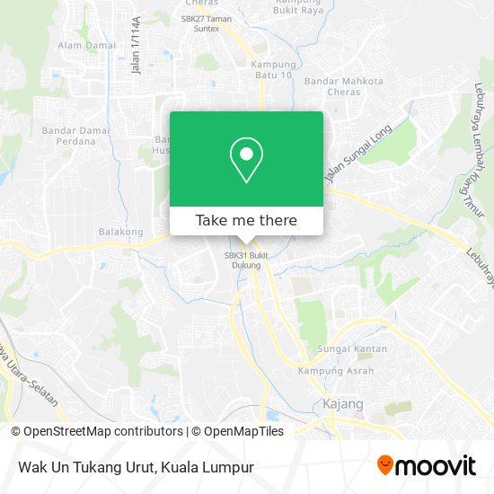 Wak Un Tukang Urut map