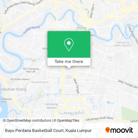 Peta Bayu Perdana Basketball Court