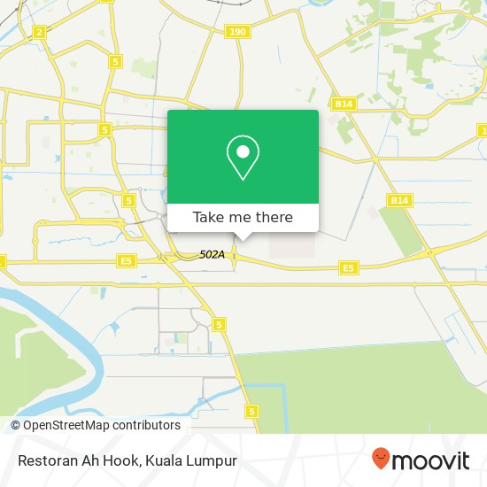 Restoran Ah Hook map