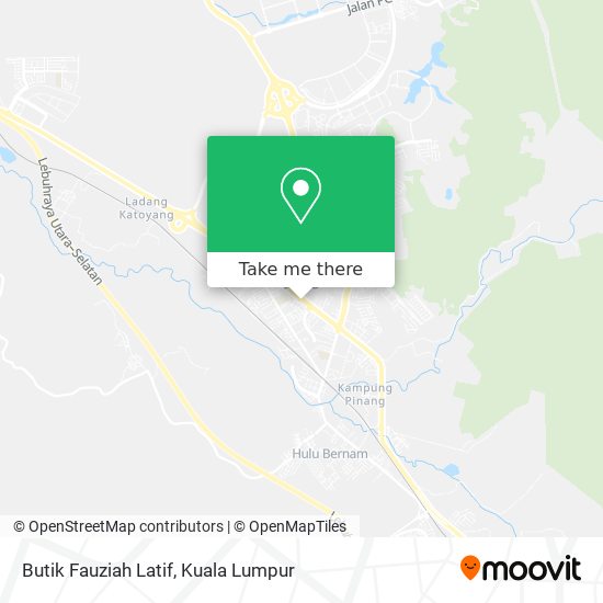 Butik Fauziah Latif map
