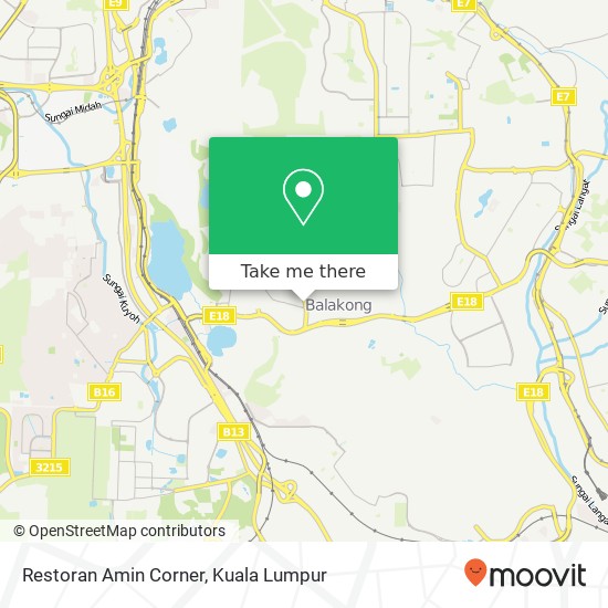 Restoran Amin Corner map