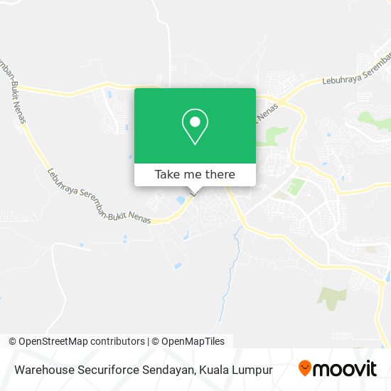 Warehouse Securiforce Sendayan map