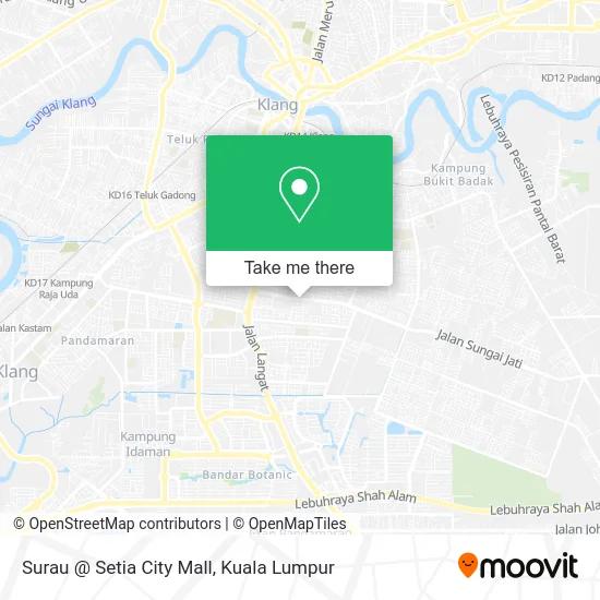Surau @ Setia City Mall map