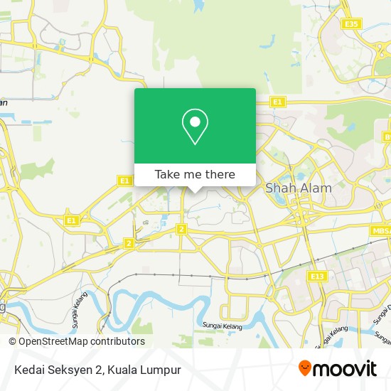 Kedai Seksyen 2 map