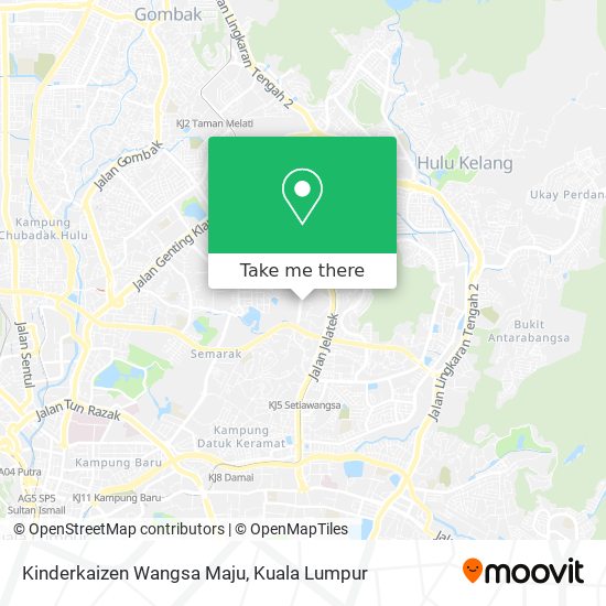 Peta Kinderkaizen Wangsa Maju