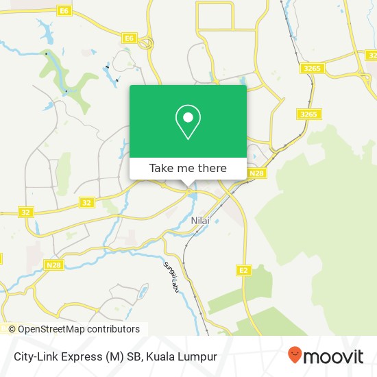 City-Link Express (M) SB map