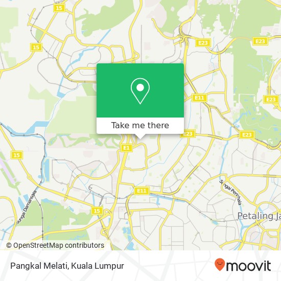 Pangkal Melati map