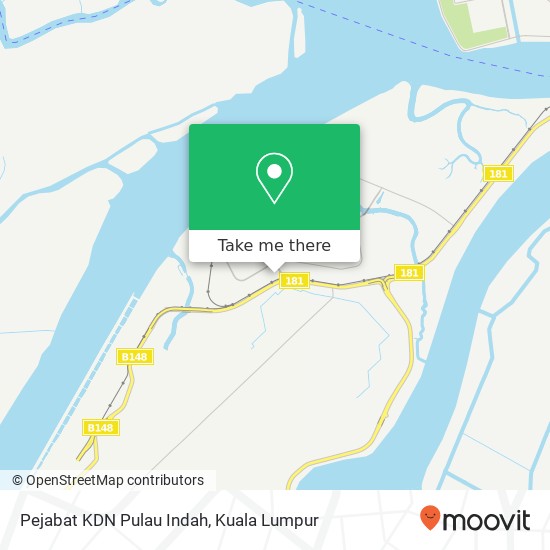 Peta Pejabat KDN Pulau Indah