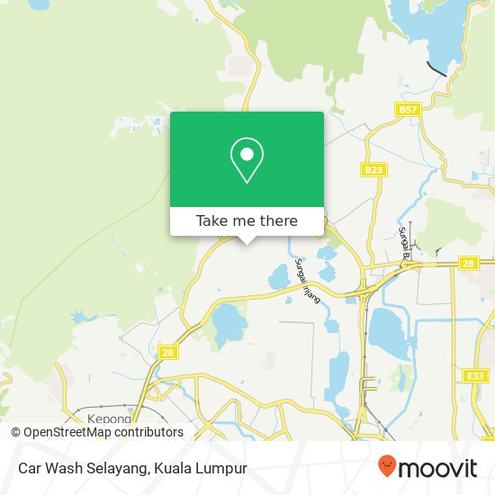 Car Wash Selayang map