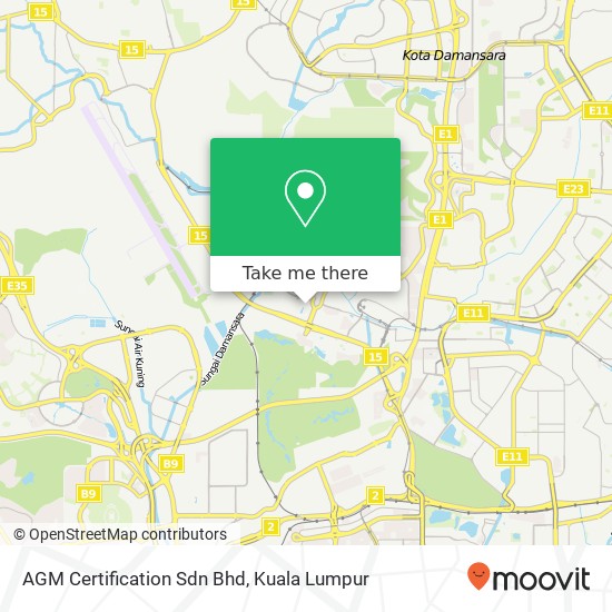 AGM Certification Sdn Bhd map