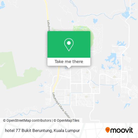 hotel 77 Bukit Beruntung map