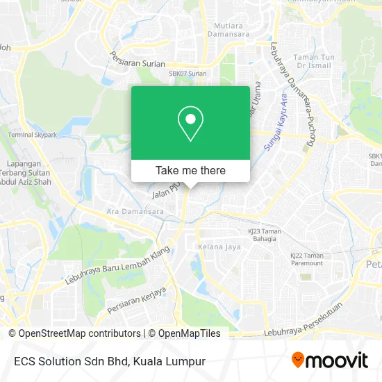ECS Solution Sdn Bhd map