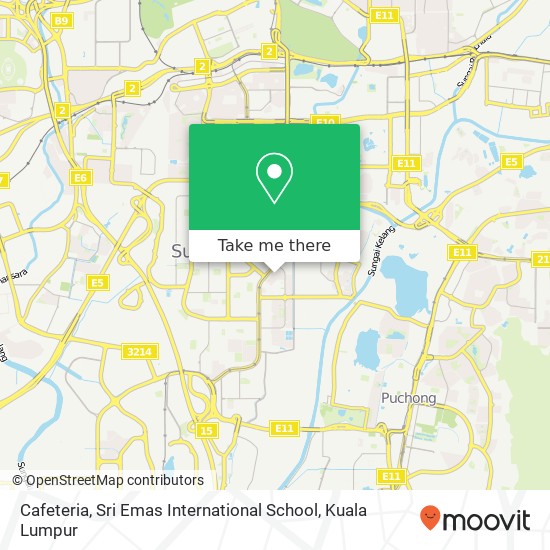 Cafeteria, Sri Emas International School map