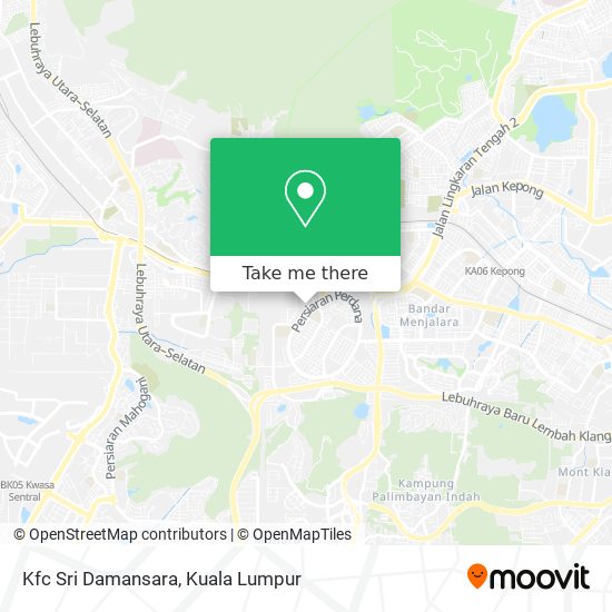Kfc Sri Damansara map