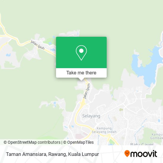 Peta Taman Amansiara, Rawang
