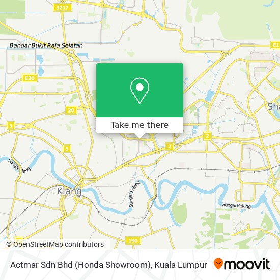 Actmar Sdn Bhd (Honda Showroom) map