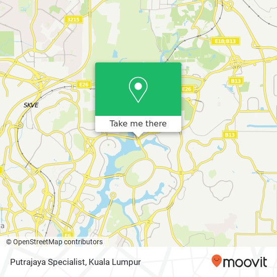 Peta Putrajaya Specialist