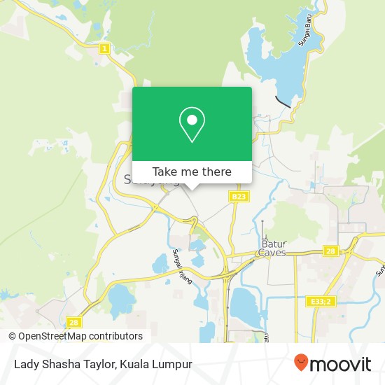 Lady Shasha Taylor map