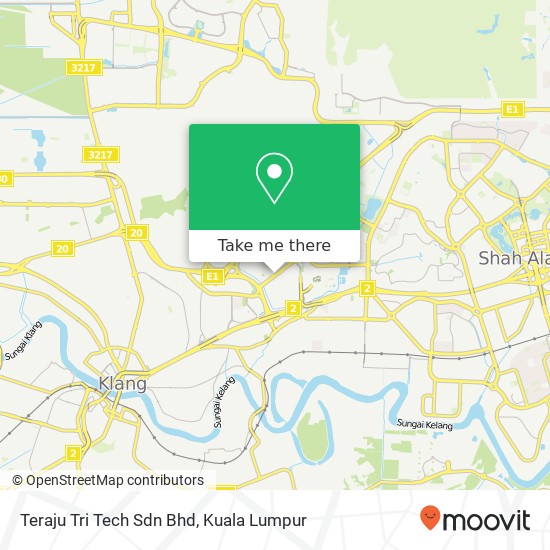 Teraju Tri Tech Sdn Bhd map