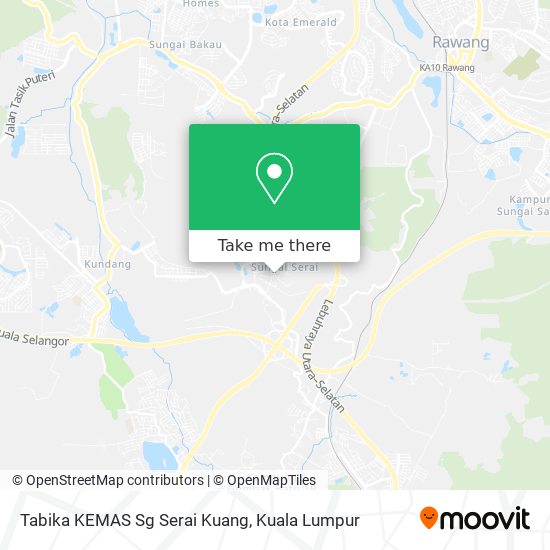 Peta Tabika KEMAS Sg Serai Kuang